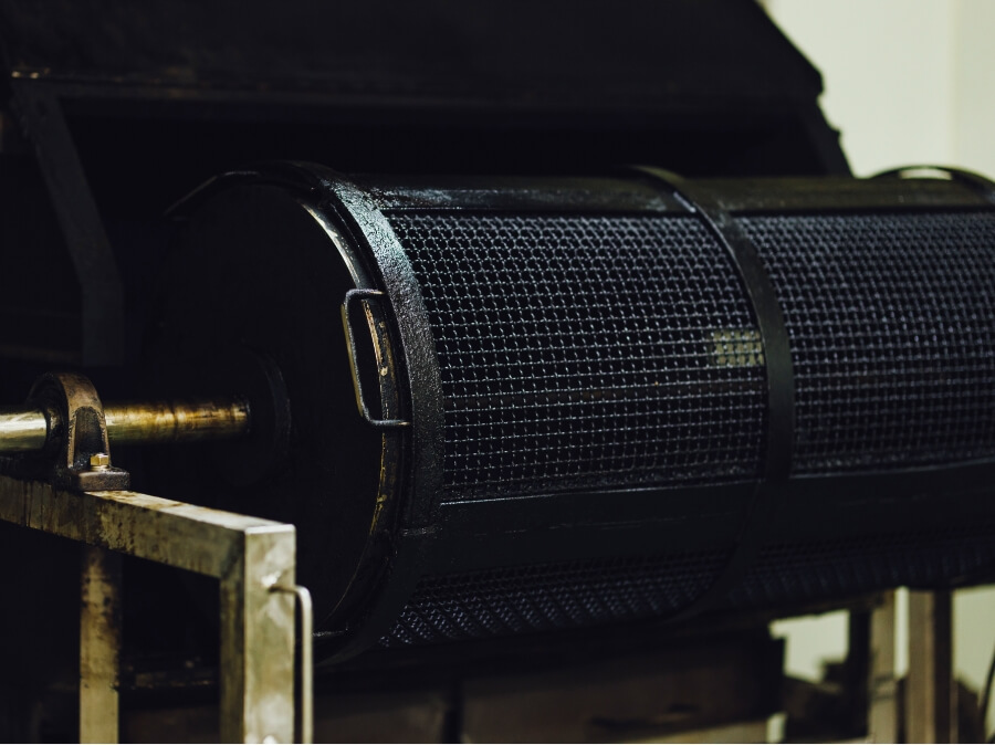 回転式炭焼き機